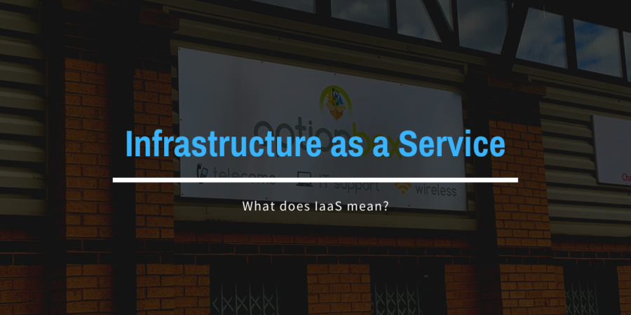 What does Infrastructure as a Service mean?